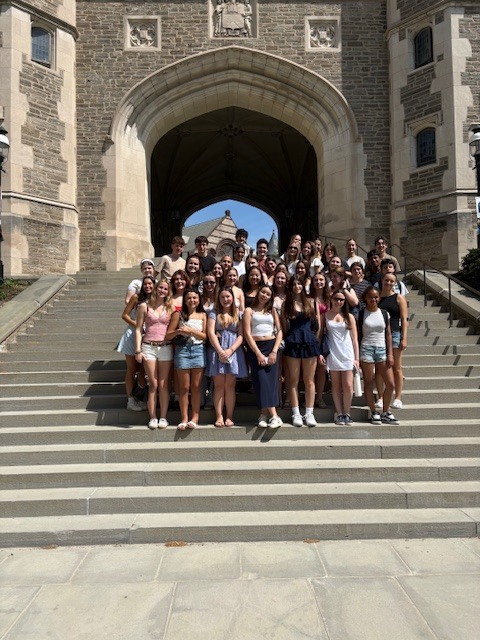 Students visited Princeton University, where they took a tour of the newly reopened Princeton museum.