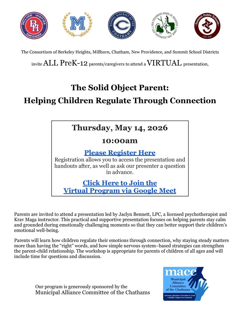 Consortium Parent Wellness Series