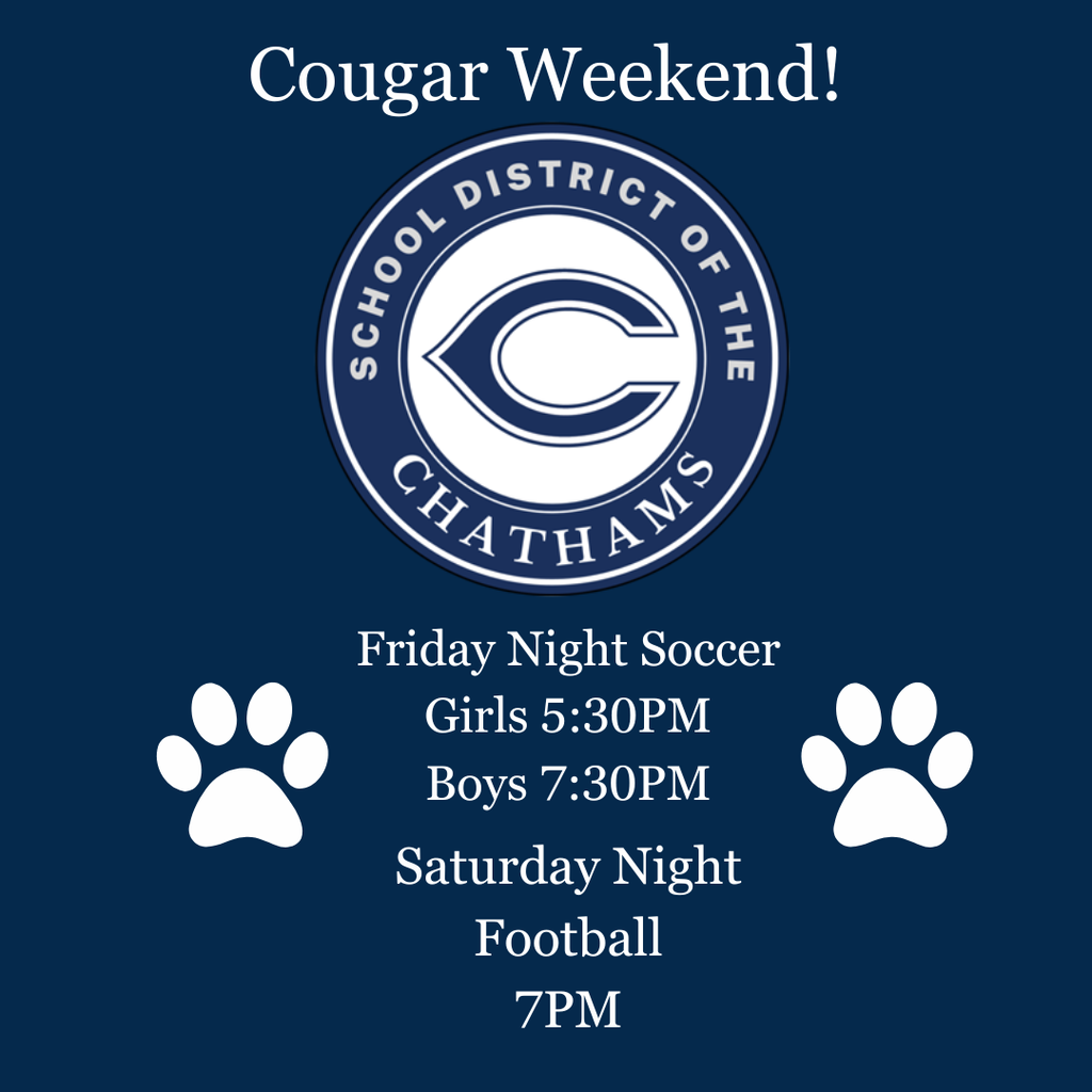 Cougar Weekend Schedule
