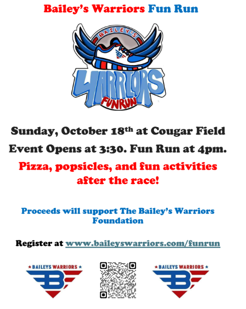 Bailey's Warriors Fun Run