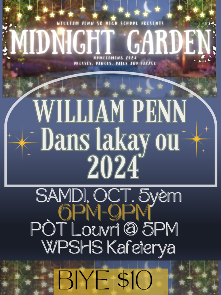 Homecoming Flyer Haitian Creole