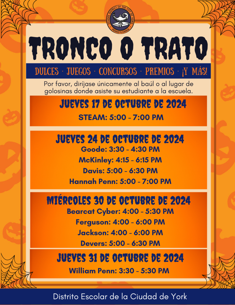 Trunk or Treat flyers