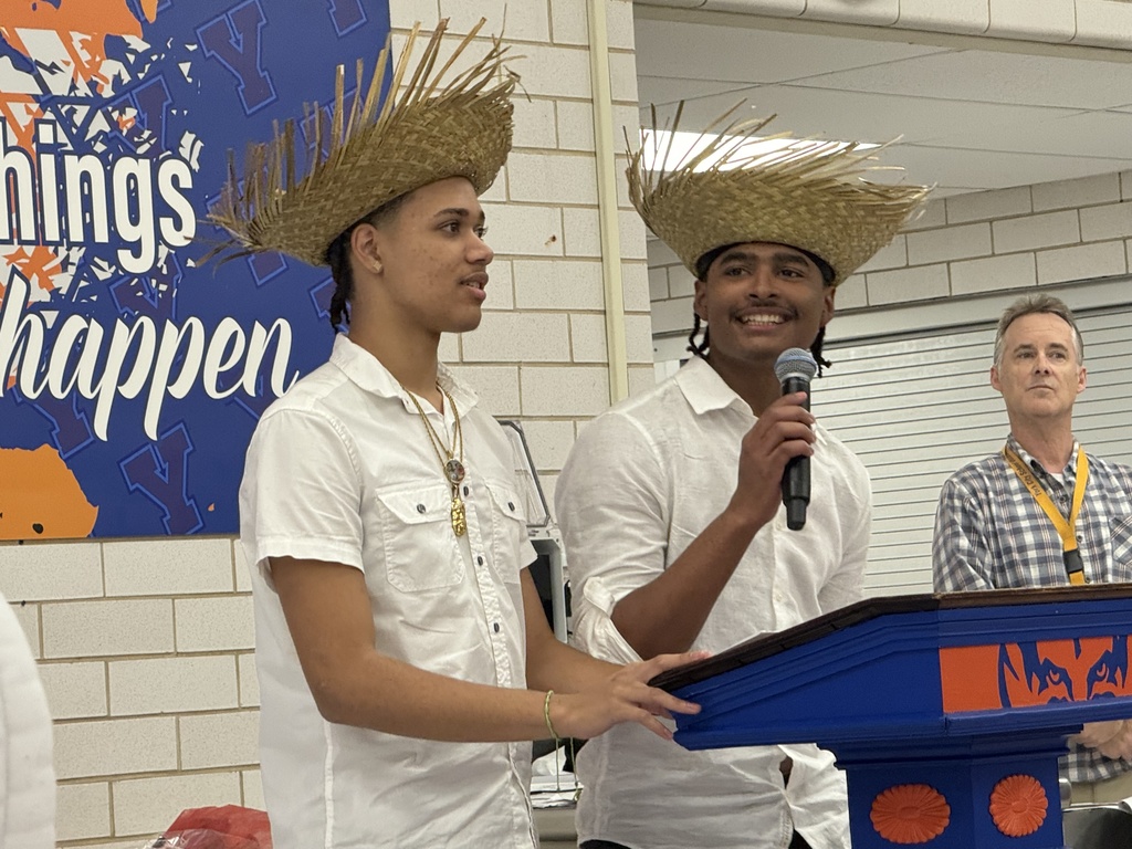Students participating at the Hispanic Heritage Month celebration