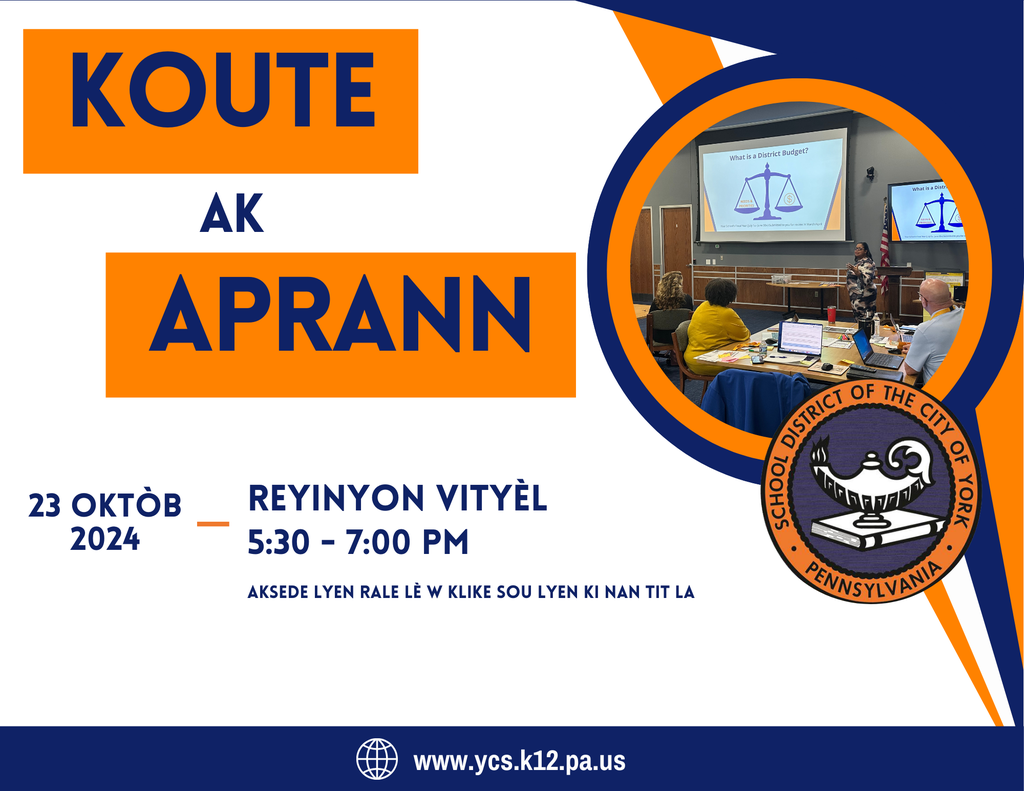 Flyer for virtual meeting - Haitian Creole