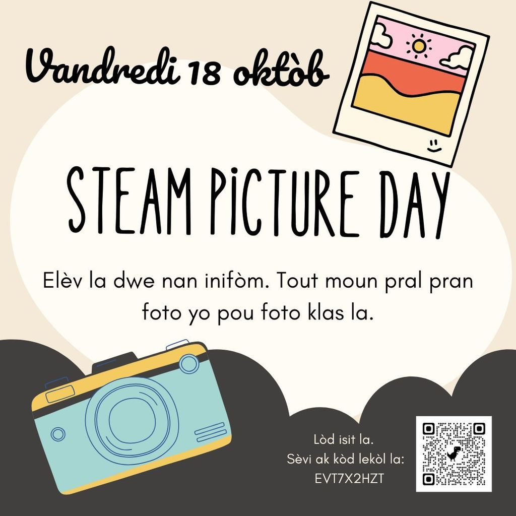 picture day graphic Haitian Creole