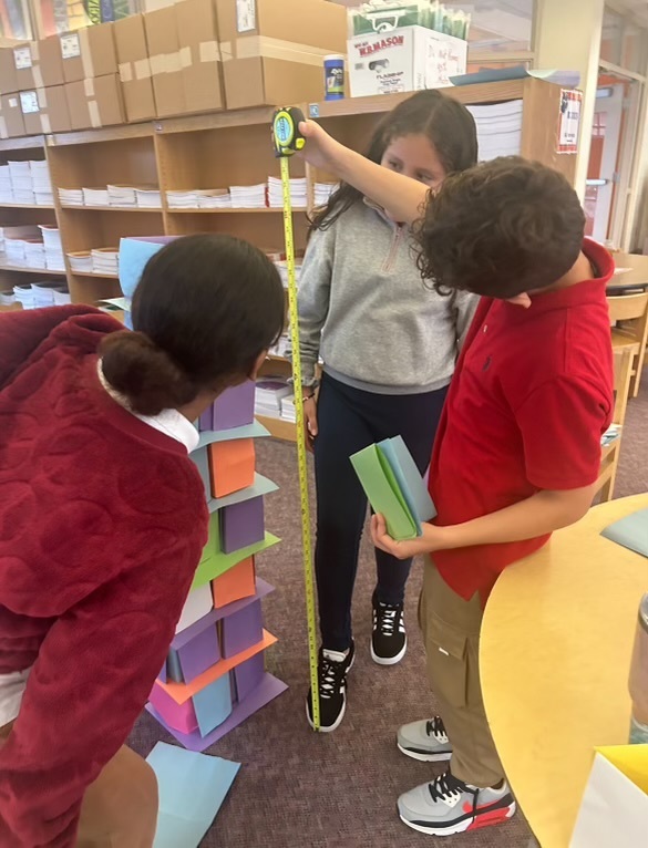 Students working on a project 