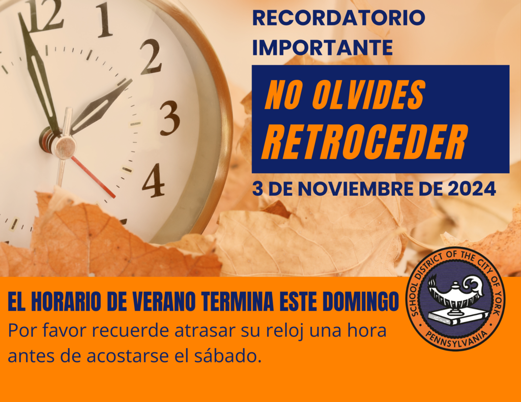 Flyer for daylight saving time 