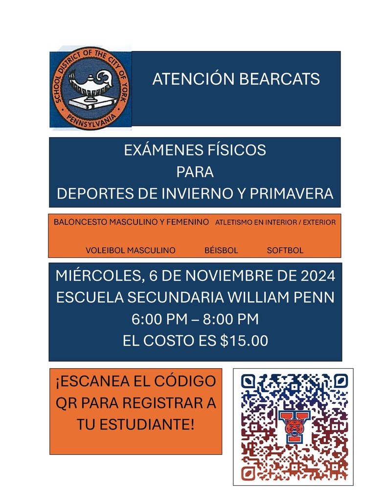 Flyers for physicals