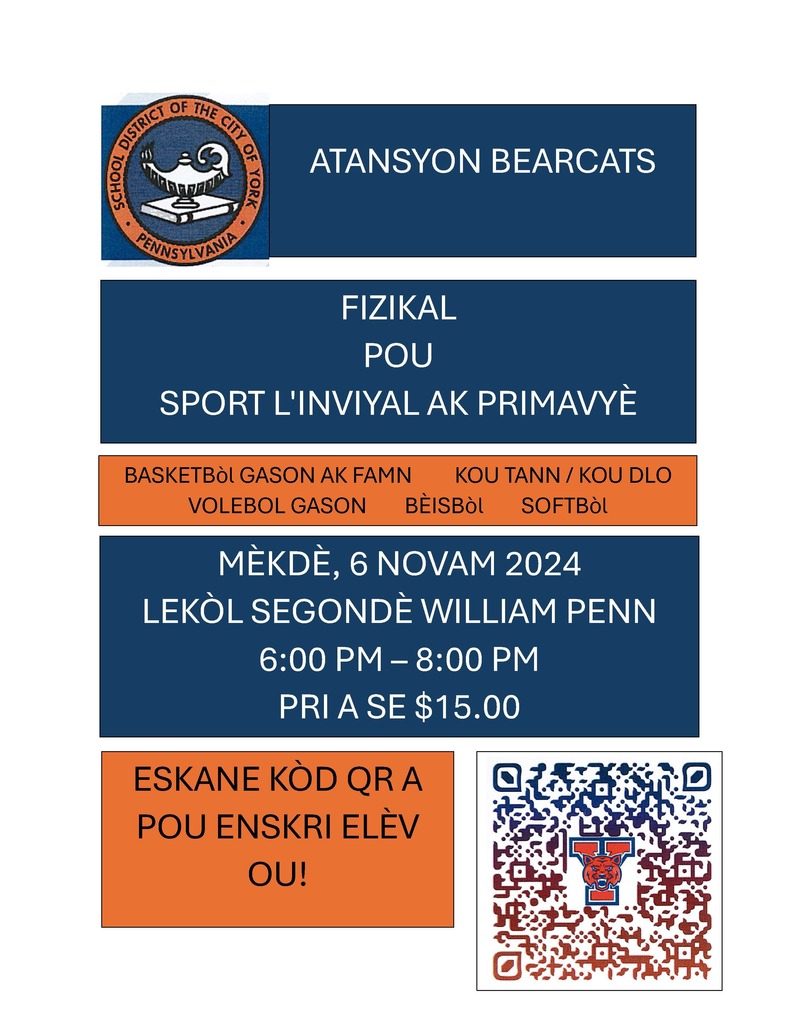 Flyers for physicals