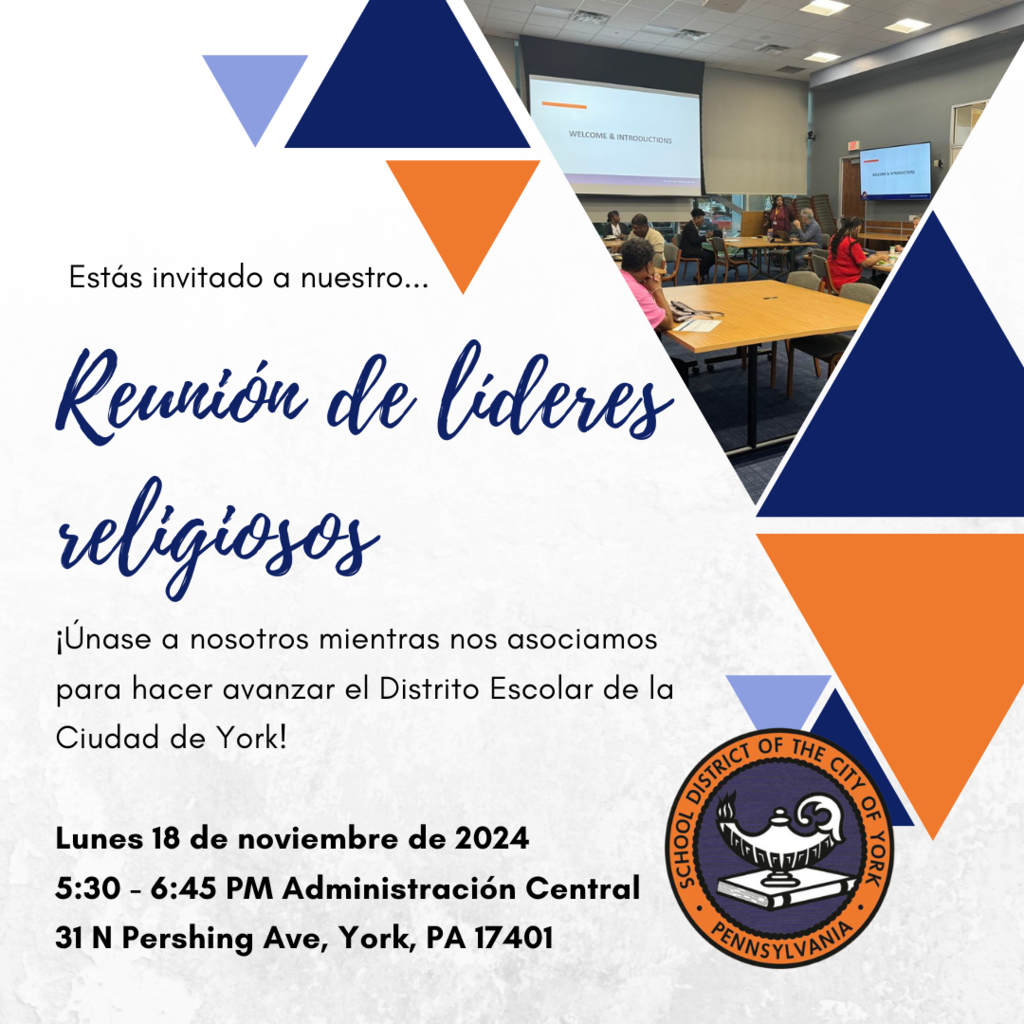 Graphic for Nov. 18 Faith-Based Meeting