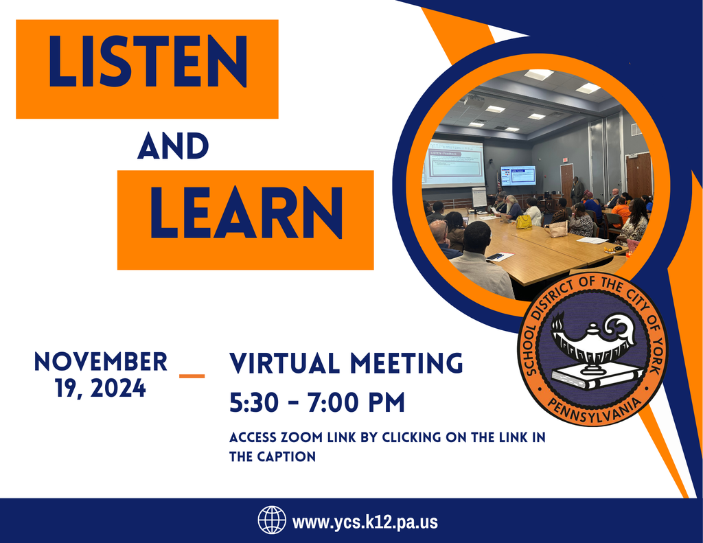 Listen and Learn flyer