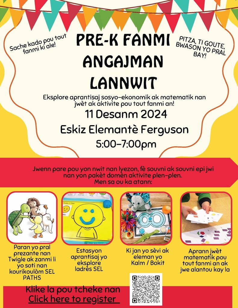 Pre-K Family Engagement Night