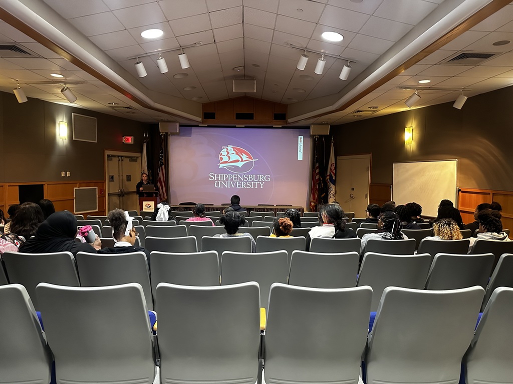Students listening to speaker