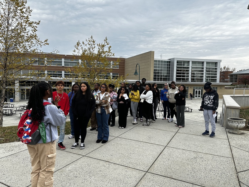 Students listening to speaker