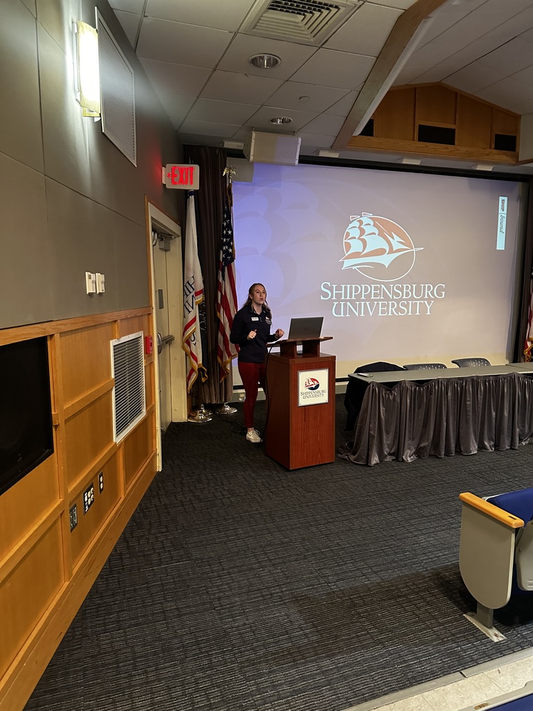 Speaker giving a presentation