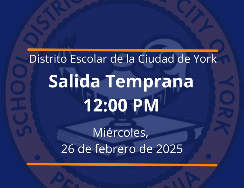 Early Dismissal reminder 