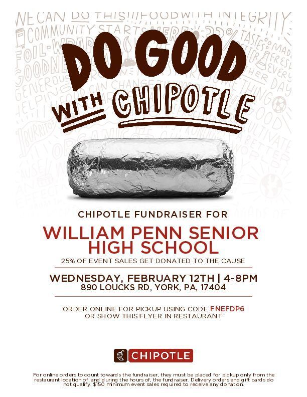 Chipotle fundraiser