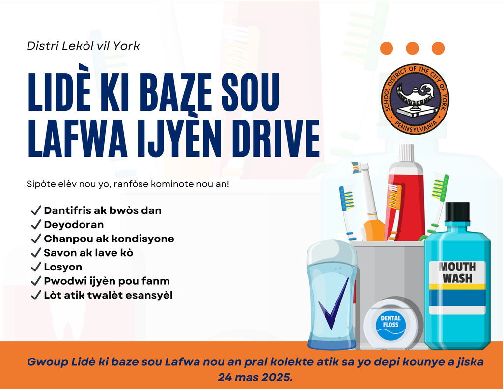 Flyer with words on it 