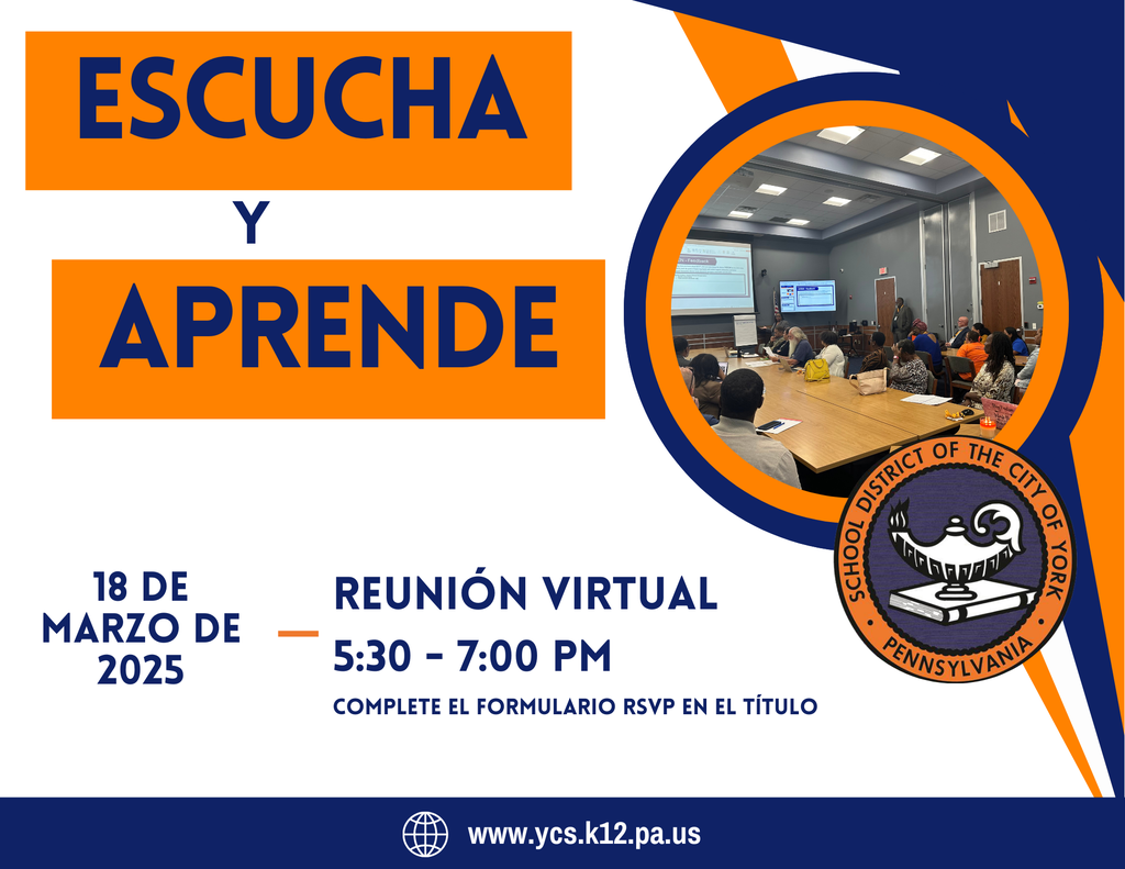 Flyer with words and a picture