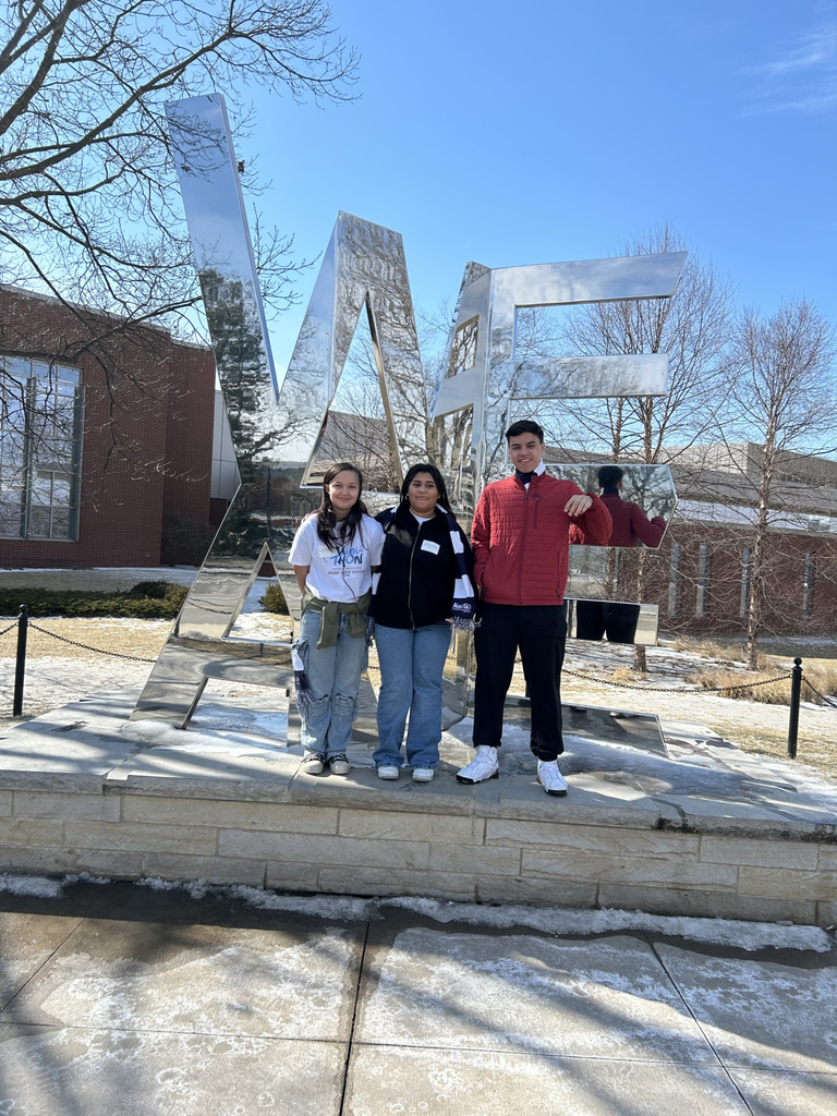 Students standing together