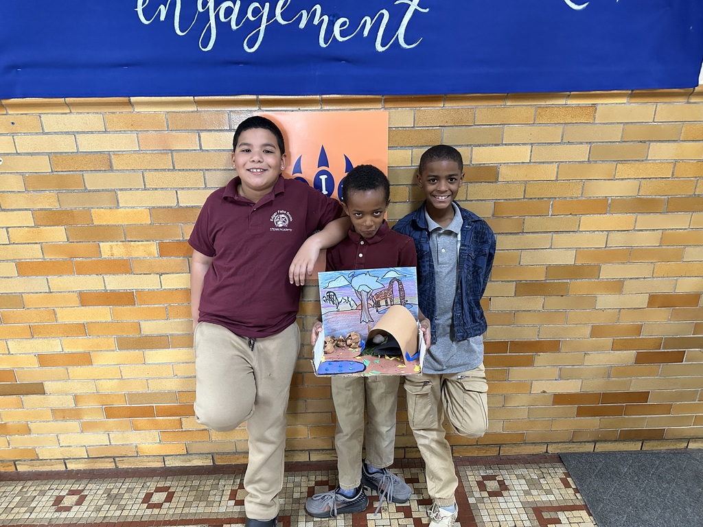 A group of students smiling