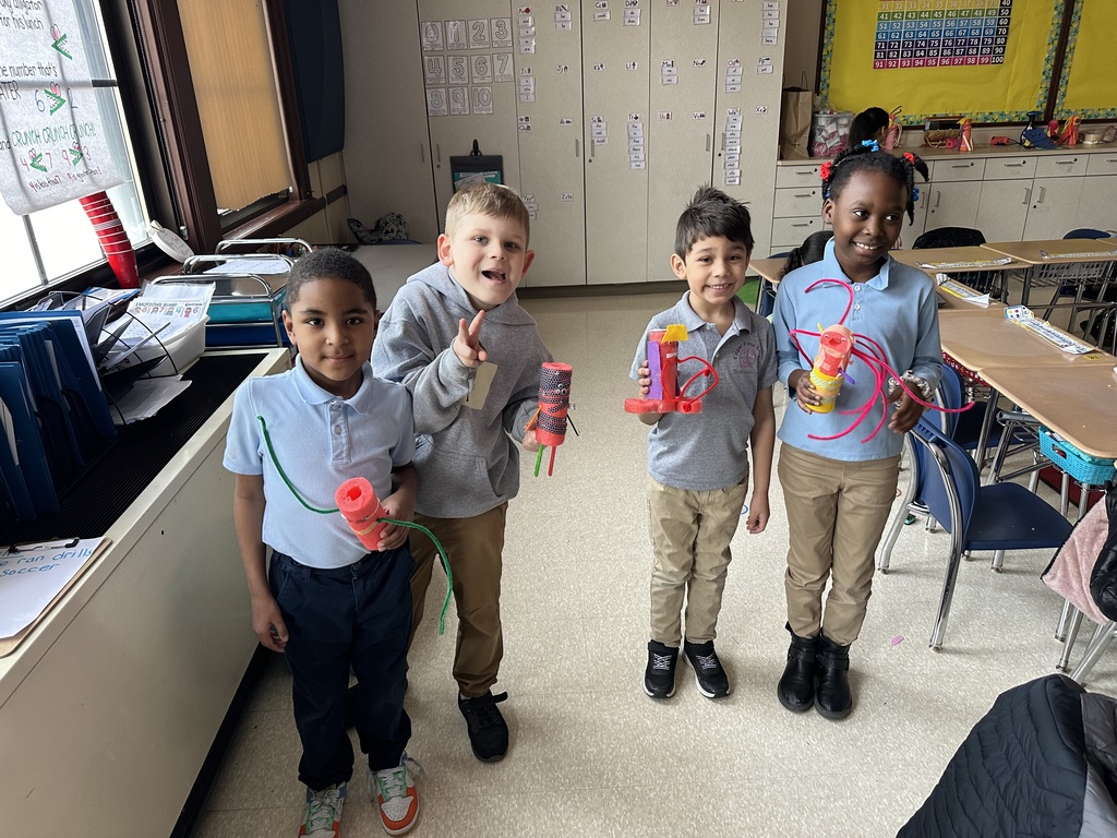 A group of students smiling
