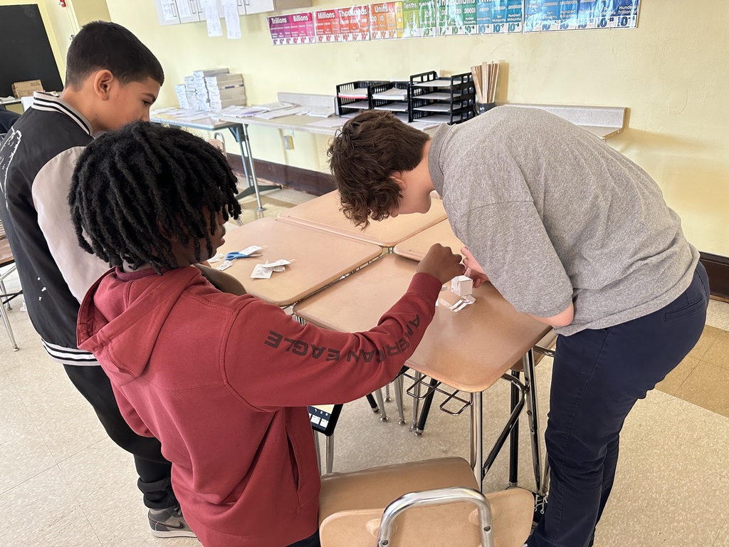 A group of students working on a project