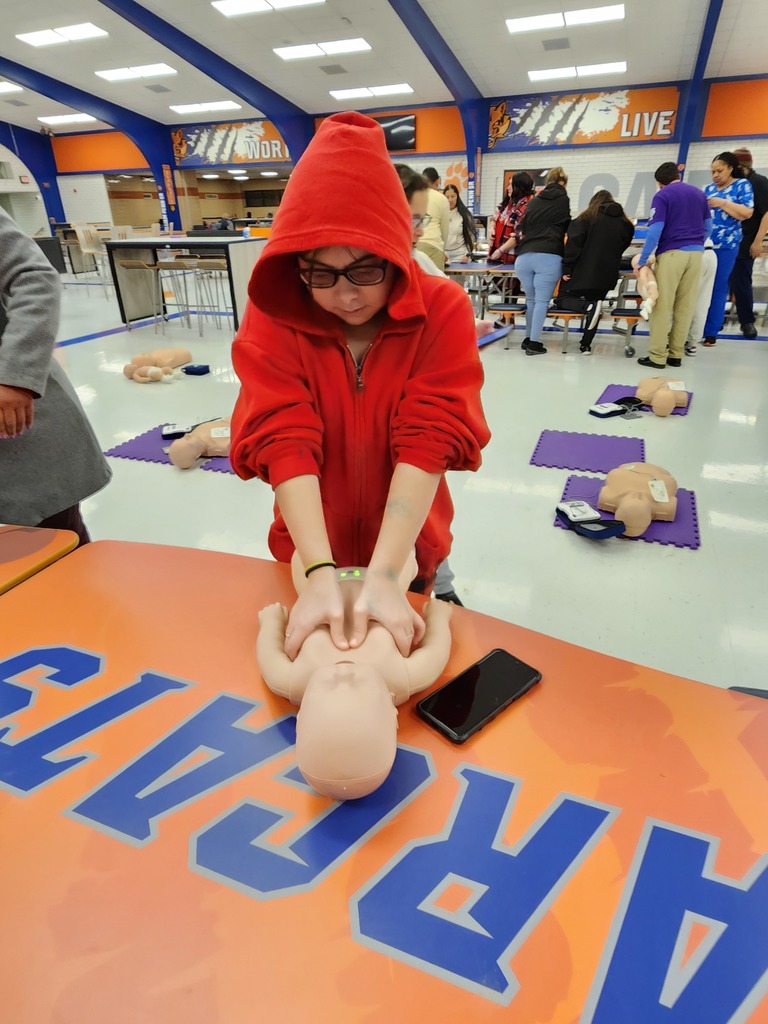 Person performing CPR