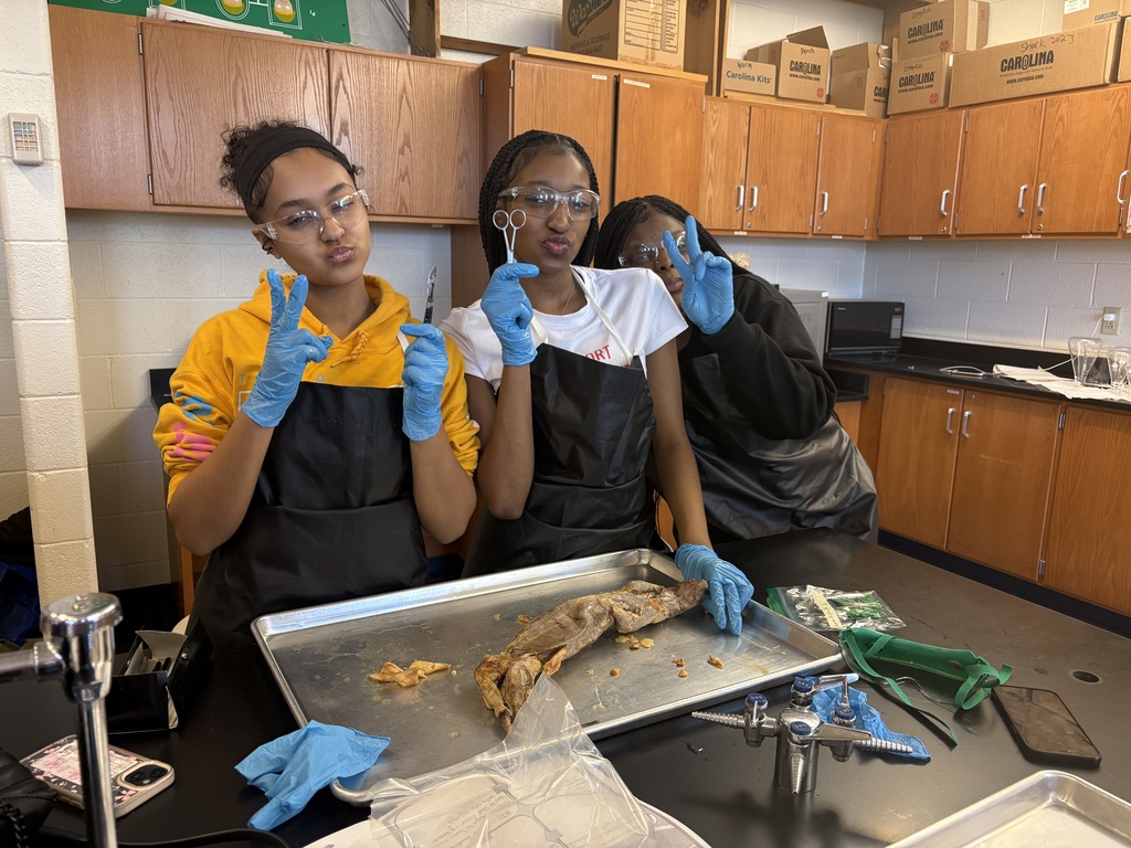 Three students posing for a photo