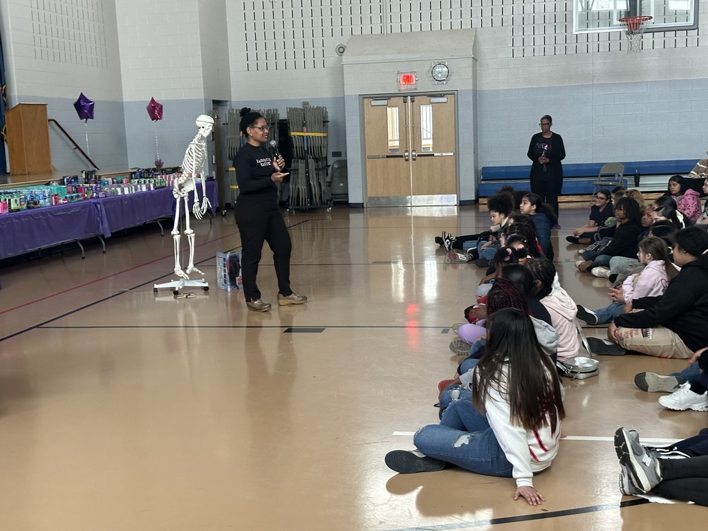 An adult giving a presentation