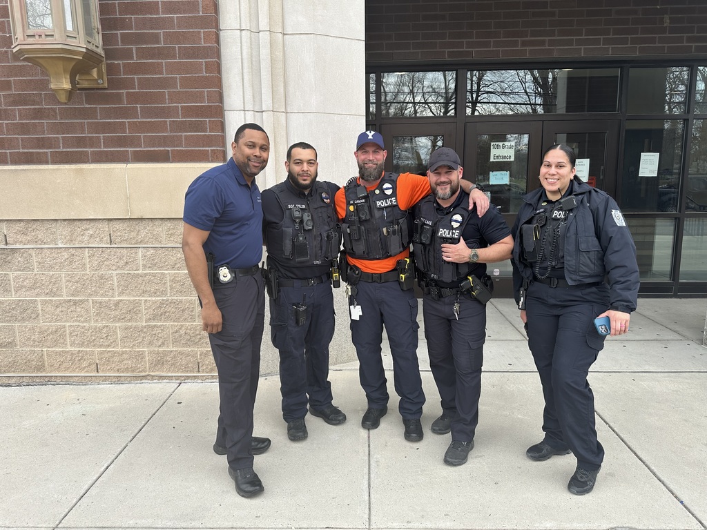 Group of school police