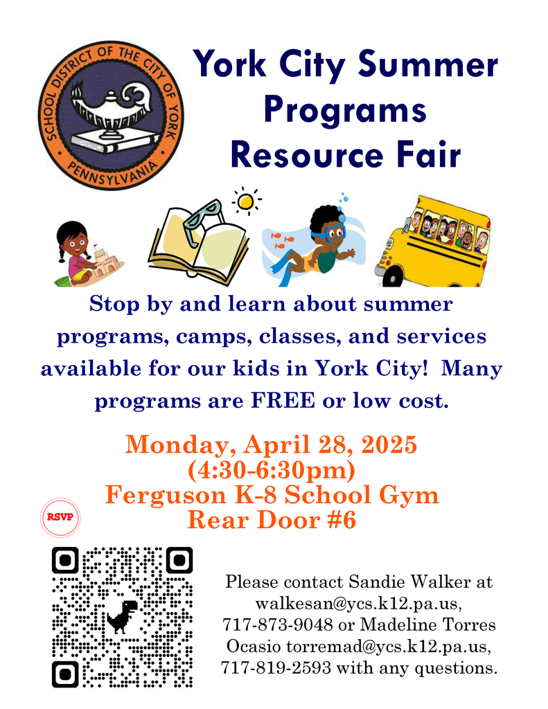 Flyer with words and pictures