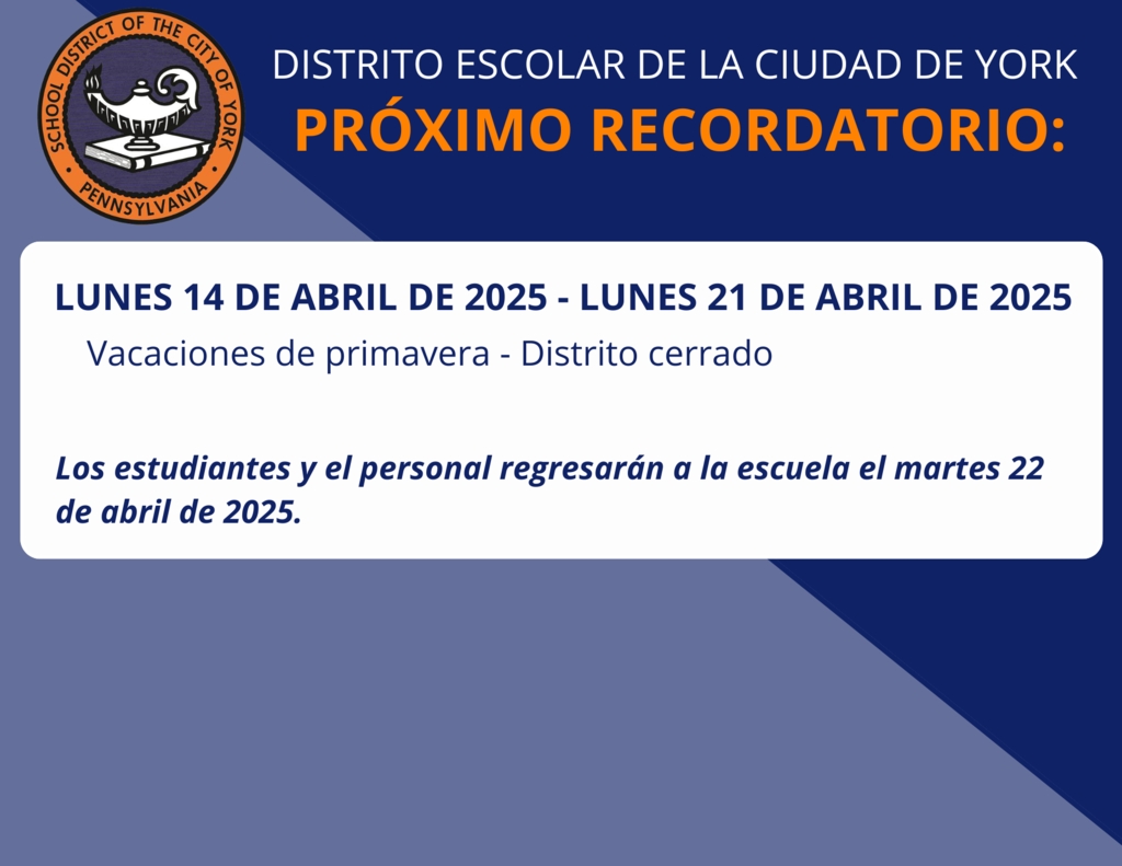 Graphic for Spring Break in Spanish