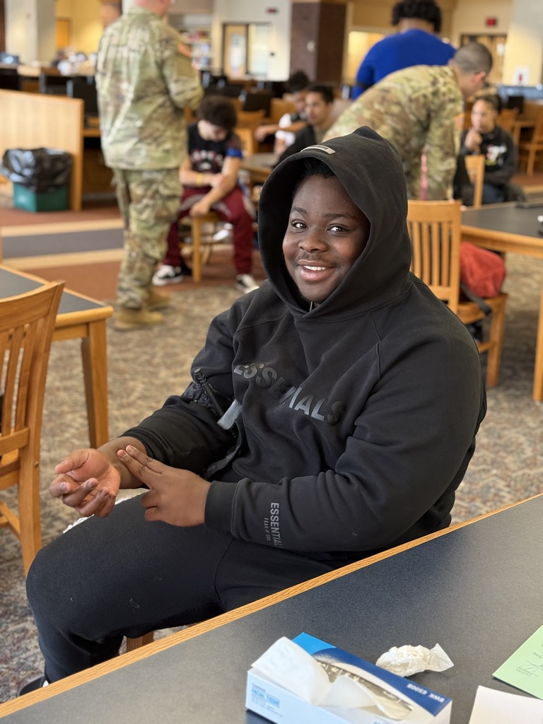 Student participating in a Stop the Bleed training
