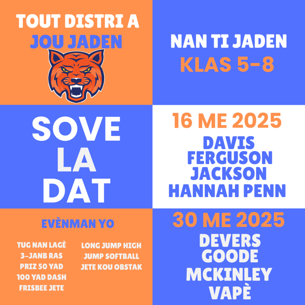 Flyer with graphic and words on it