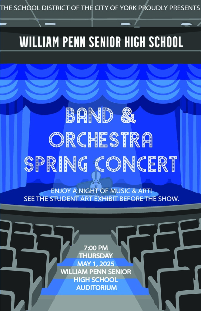 Flyer with art and words on it