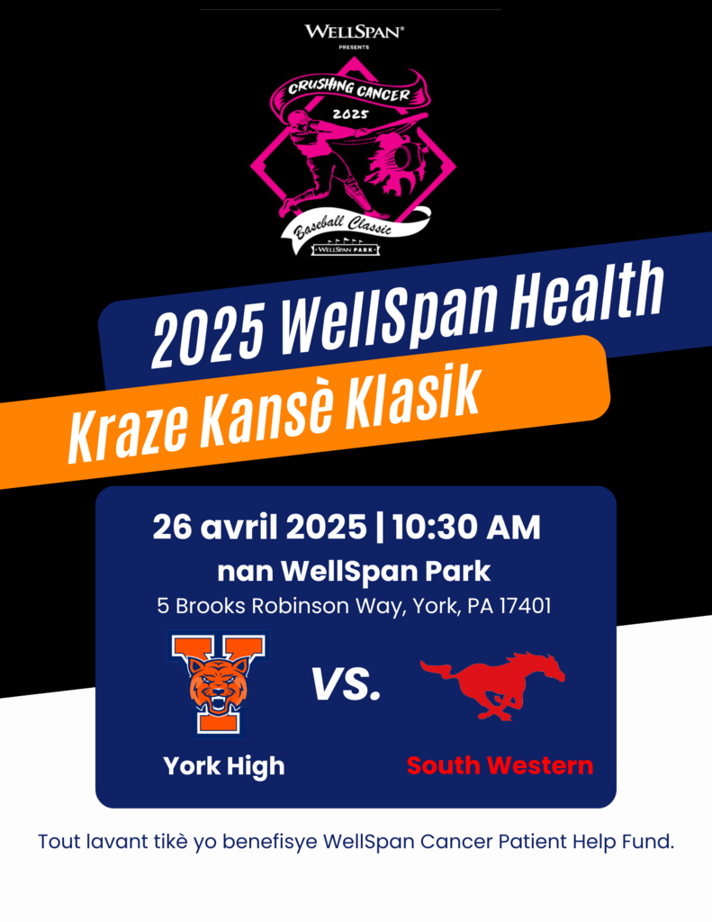 Flyer with words and graphics on it