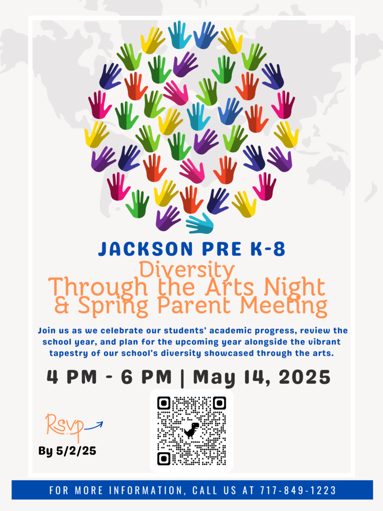 Diversity Through the Arts Night & Spring Parent Meeting Flyer