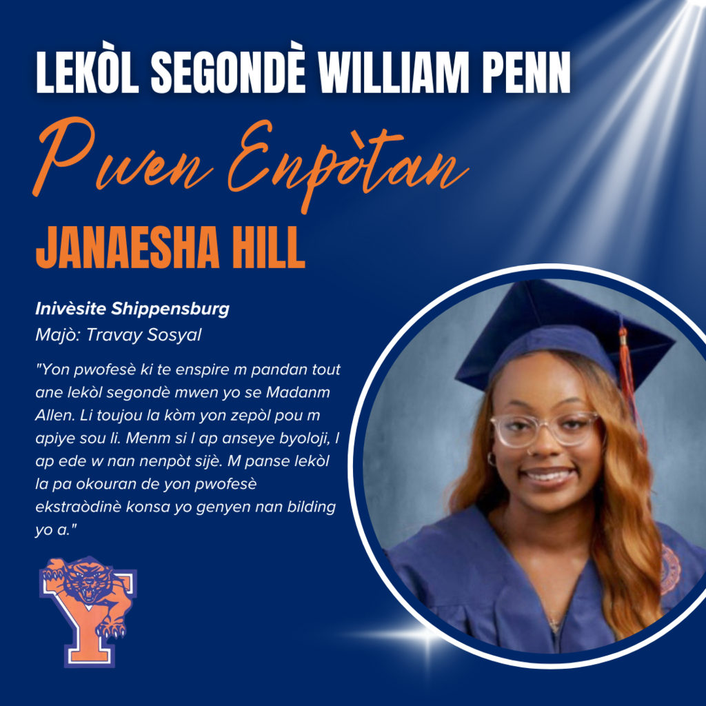William Penn Senior High School Senior Spotlight graphic