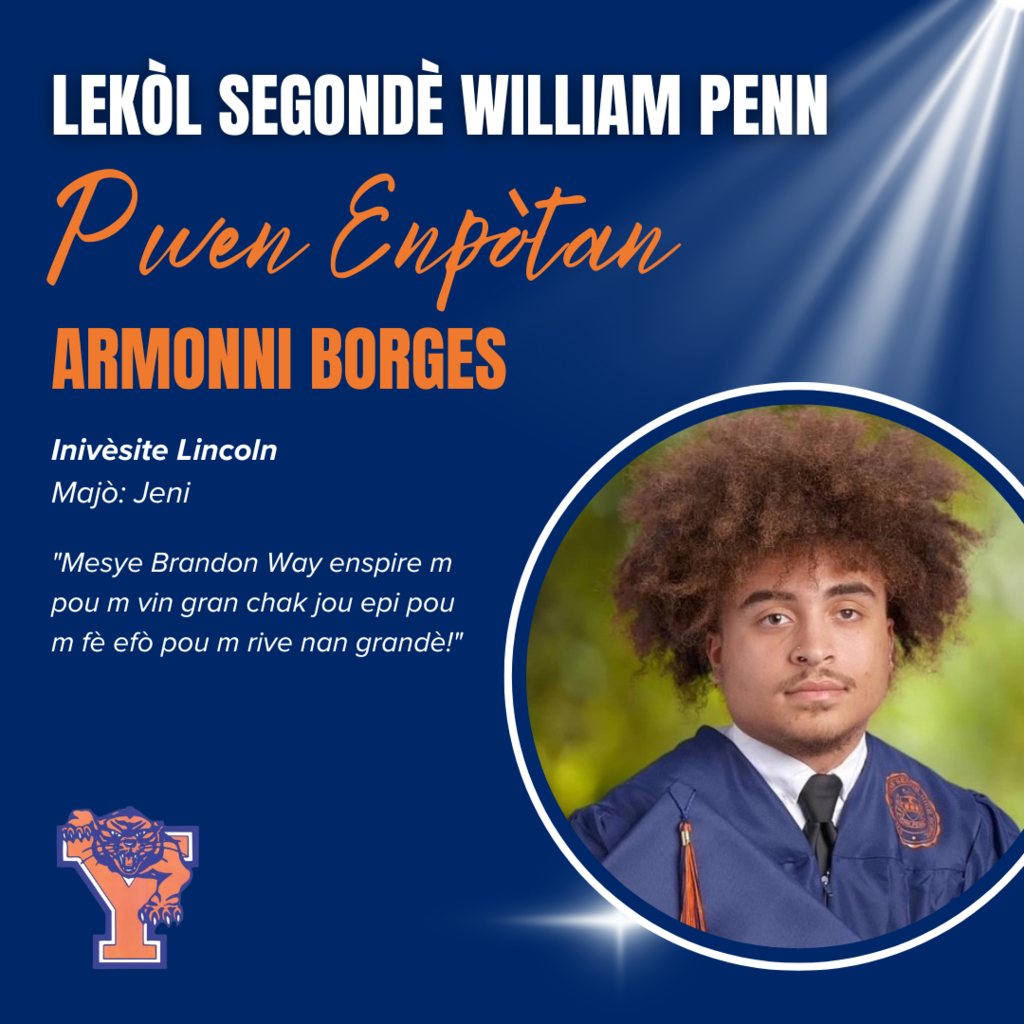 William Penn Senior High School Senior Spotlight Graphic