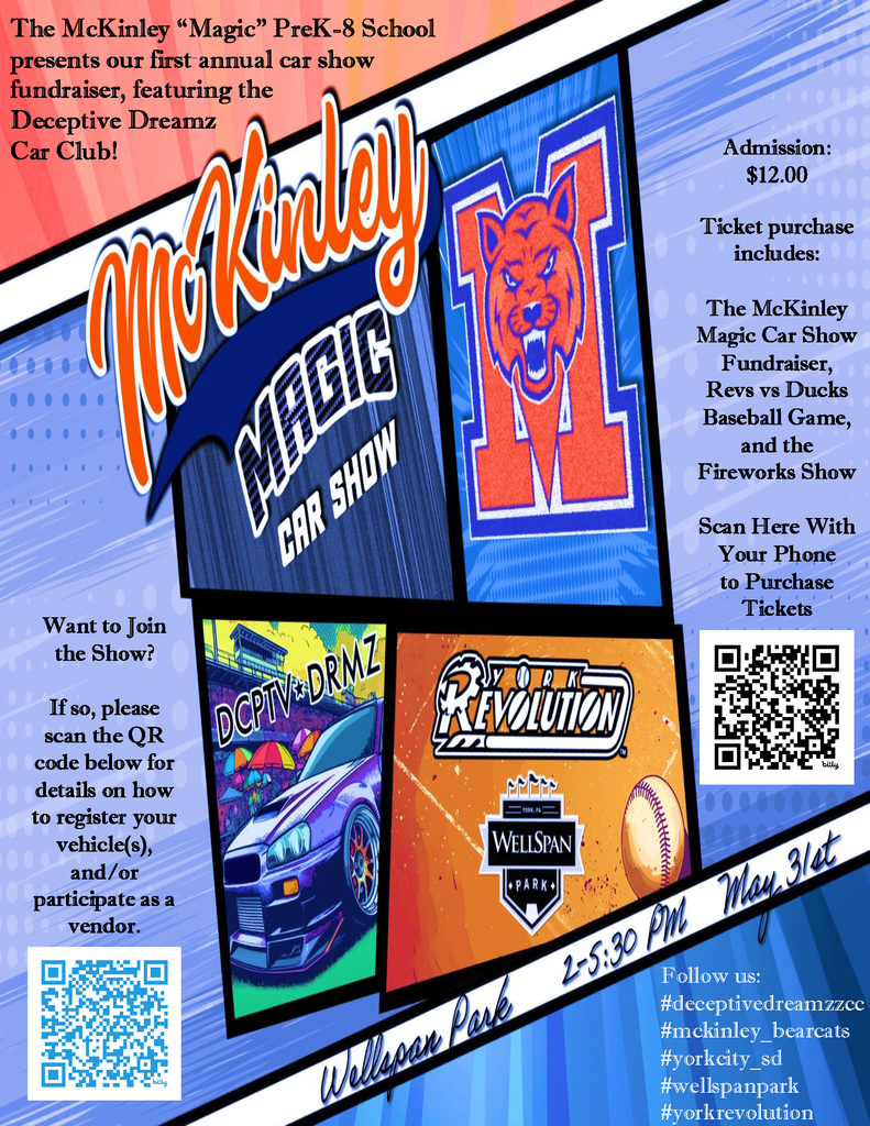 McKinley Magic Car Show Flyer