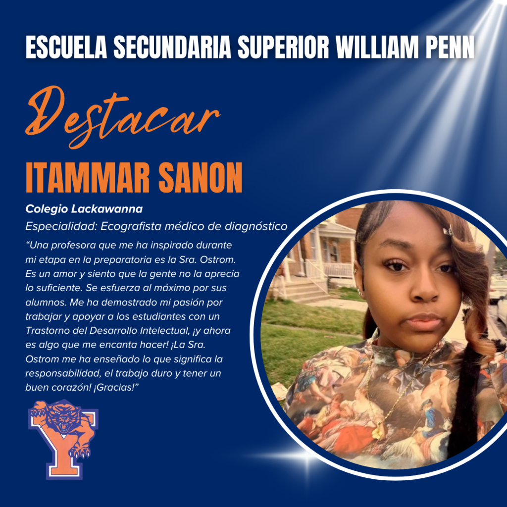 William Penn Senior Spotlight Graphic