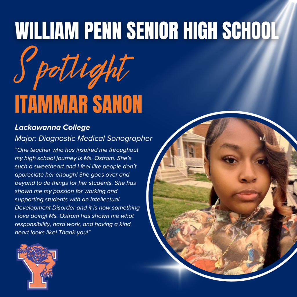 William Penn Senior Spotlight Graphic