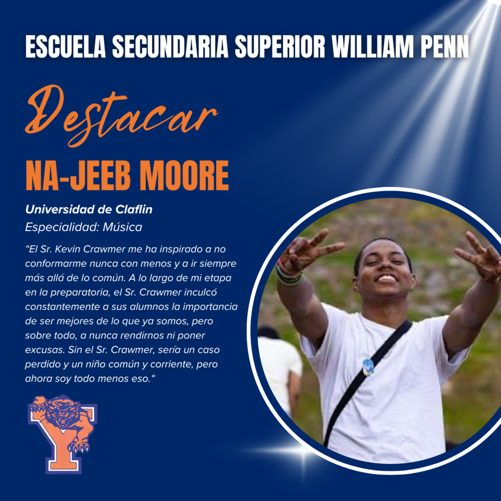 William Penn Senior Spotlight Graphic