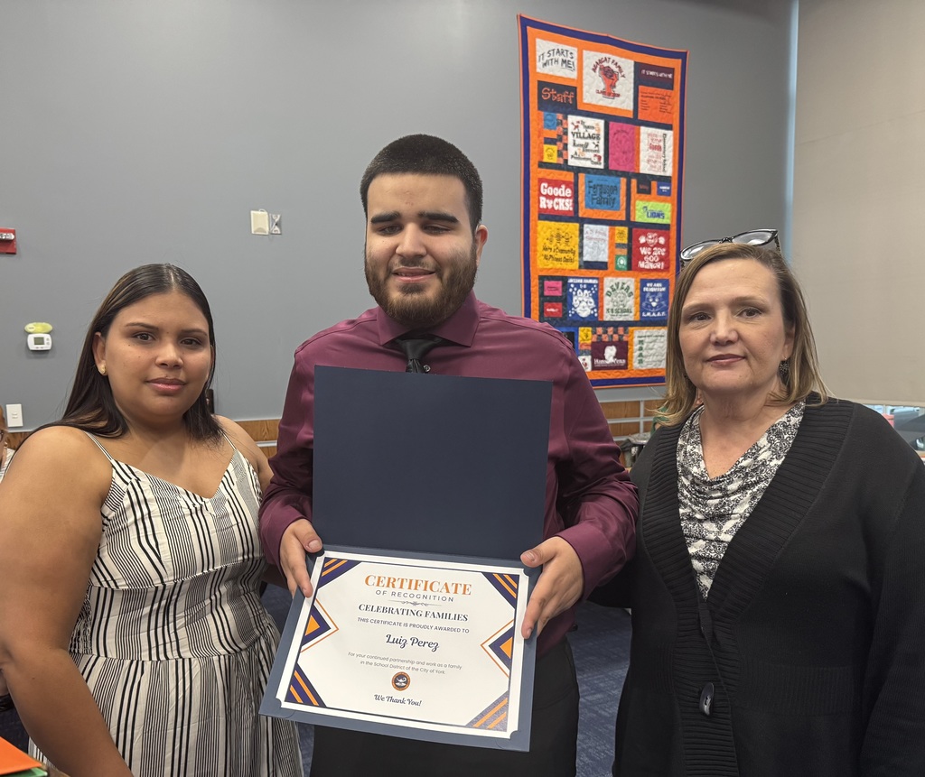 Celebrating Families Award - Honoring a student in the district