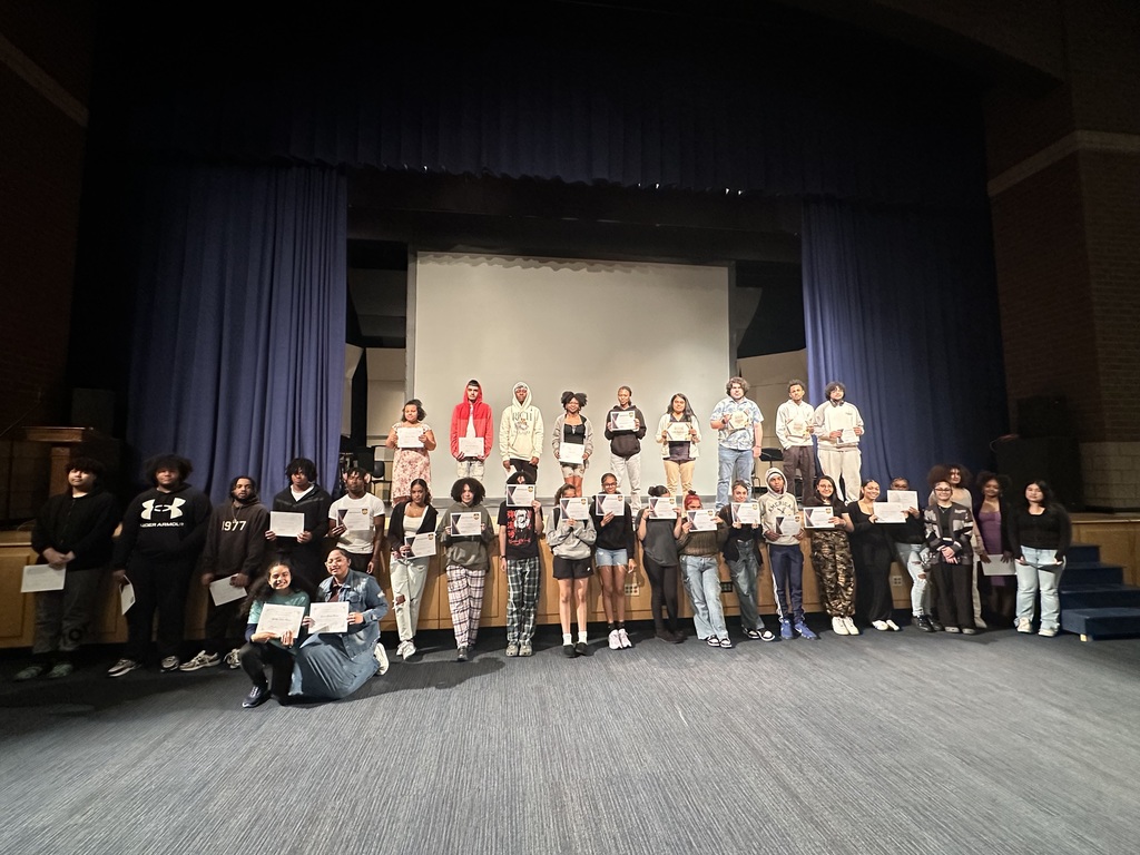 Marking Period 3 Honor Roll & Student of the Month Assembly Group Photo