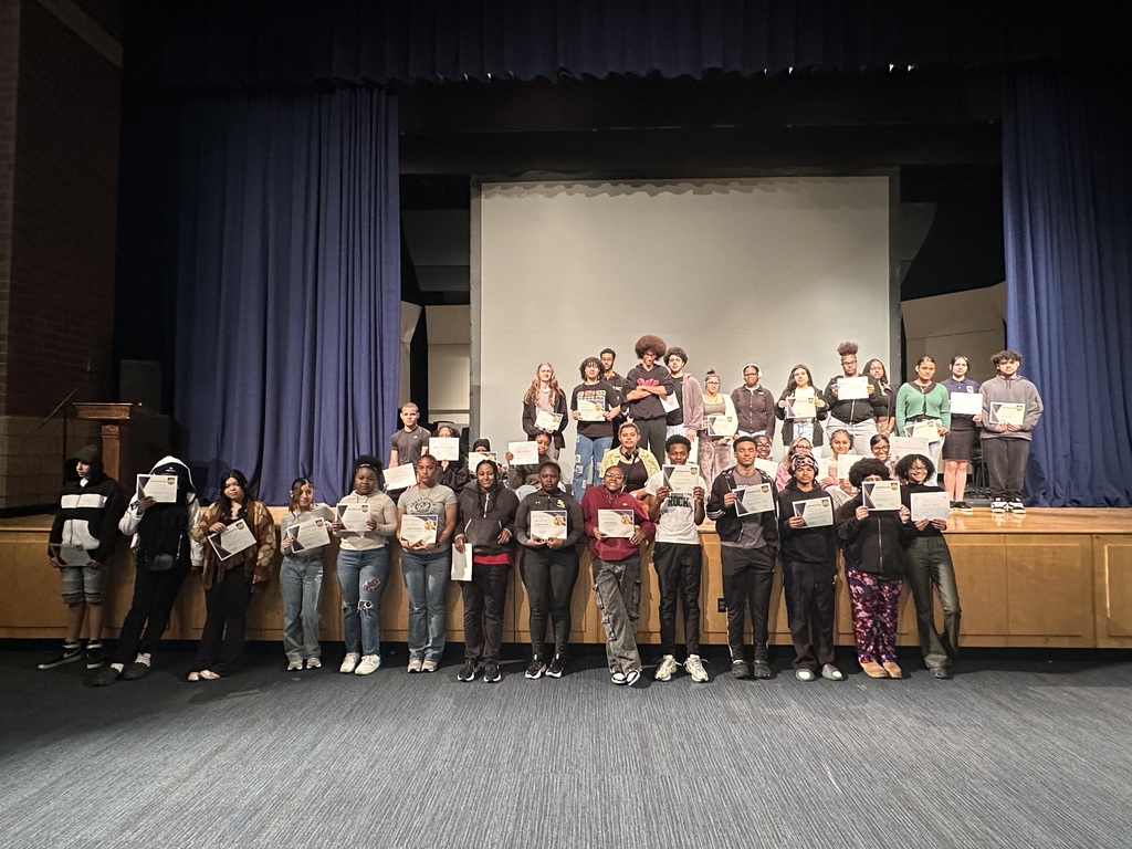Marking Period 3 Honor Roll & Student of the Month Assembly Group Photo
