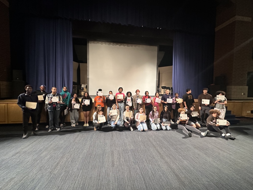 Marking Period 3 Honor Roll & Student of the Month Assembly Group Photo