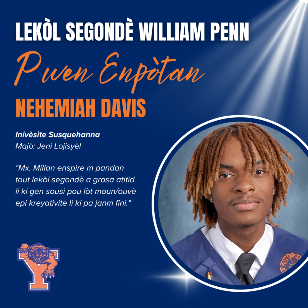 William Penn Senior Spotlight Graphic