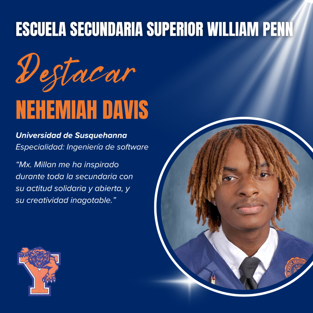 William Penn Senior Spotlight Graphic